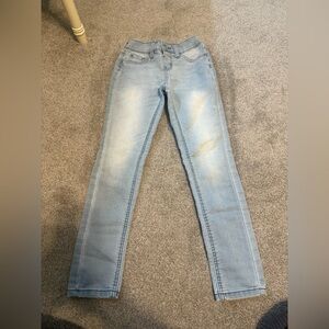 Girls blue soft Justice skinny jeans